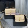 Replica YSL Saint Laurent Solferino Soft Satchel In Box Leather 635025 Slate Green 19