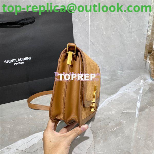 Replica YSL Saint Laurent Solferino Medium Soft Satchel In Suede And Smooth Leather 635025 Cinnamon 4 Replica YSL Saint Laurent Solferino Medium Soft Satchel In Suede And Smooth Leather 635025 Cinnamon 4