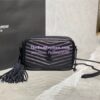 Replica Saint Laurent YSL Sunset Chain Wallet In Smooth Leather 533026 All Black 15