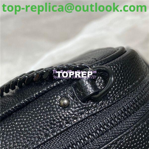 Replica YSL Saint Laurent Lou Mini Bag In Quilted Grain De Poudre Embossed Leather 6125791 All Black 13 Replica YSL Saint Laurent Lou Mini Bag In Quilted Grain De Poudre Embossed Leather 6125791 All Black 13
