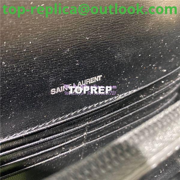 Replica Saint Laurent YSL Sunset Chain Wallet In Smooth Leather 533026 All Black 13 Replica Saint Laurent YSL Sunset Chain Wallet In Smooth Leather 533026 All Black 13