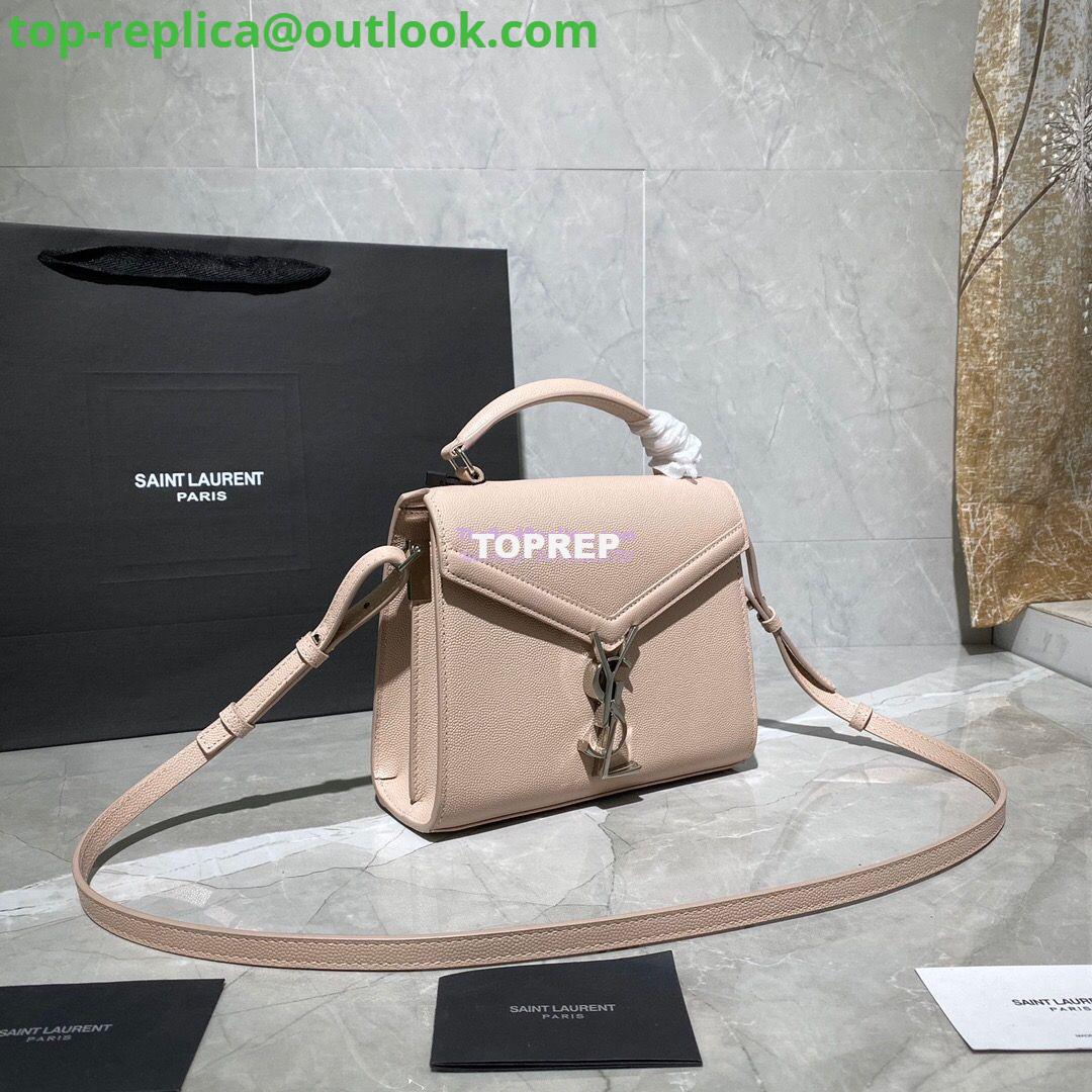 Replica YSL Saint Laurent Cassandra Mini Top Handle Bag In Grain De Poudre Embossed Leather 602716 Marble Pink 3 Replica YSL Saint Laurent Cassandra Mini Top Handle Bag In Grain De Poudre Embossed Leather 602716 Marble Pink 3