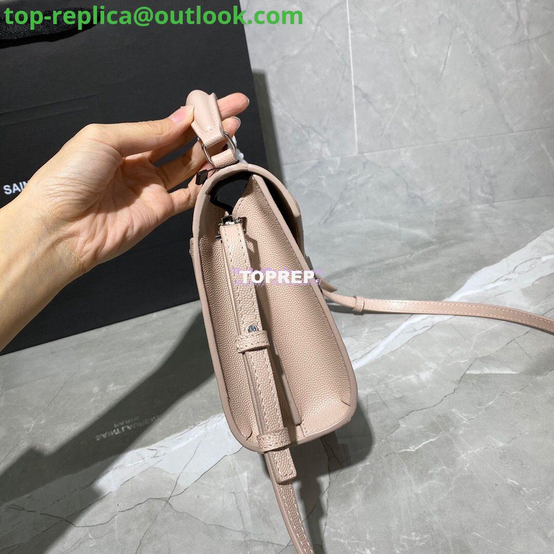 Replica YSL Saint Laurent Cassandra Mini Top Handle Bag In Grain De Poudre Embossed Leather 602716 Marble Pink 5 Replica YSL Saint Laurent Cassandra Mini Top Handle Bag In Grain De Poudre Embossed Leather 602716 Marble Pink 5
