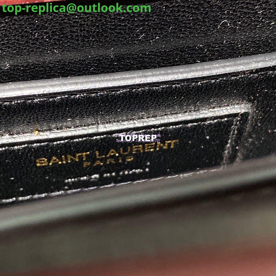 Replica YSL Saint Laurent Cassandra Mini Top Handle Bag In Grain De Poudre Embossed Leather 602716 DarkRed 11 Replica YSL Saint Laurent Cassandra Mini Top Handle Bag In Grain De Poudre Embossed Leather 602716 DarkRed 11