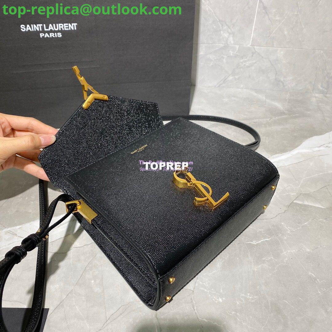 Replica YSL Saint Laurent Cassandra Mini Top Handle Bag In Grain De Poudre Embossed Leather 602716 Black 7 Replica YSL Saint Laurent Cassandra Mini Top Handle Bag In Grain De Poudre Embossed Leather 602716 Black 7