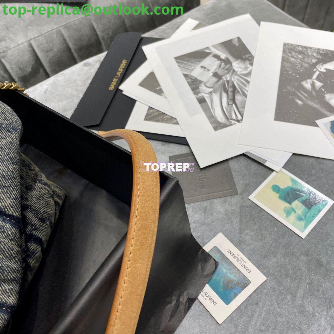 Replica Saint Laurent YSL Loulou Puffer Mini Bag In Quilted Vintage Denim And Suede 13 Replica Saint Laurent YSL Loulou Puffer Mini Bag In Quilted Vintage Denim And Suede 13