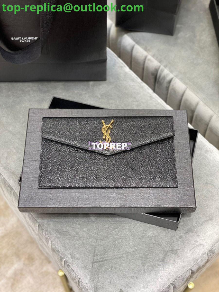 Replica YSL Saint Laurent Uptown Pouch In Grain De Poudre Embossed Leather 565739 2 Replica YSL Saint Laurent Uptown Pouch In Grain De Poudre Embossed Leather 565739 2