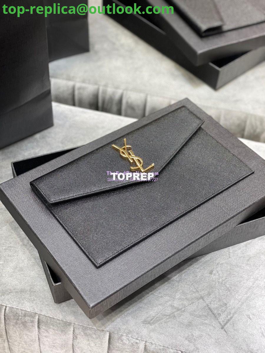Replica YSL Saint Laurent Uptown Pouch In Grain De Poudre Embossed Leather 565739 3 Replica YSL Saint Laurent Uptown Pouch In Grain De Poudre Embossed Leather 565739 3