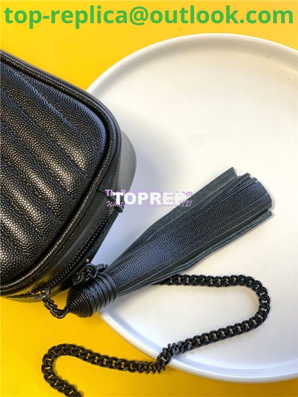 Replica YSL Saint Laurent Grain De Poudre Matelasse Monogram Mini Lou Camera Bag black with bhw 4 Replica YSL Saint Laurent Grain De Poudre Matelasse Monogram Mini Lou Camera Bag black with bhw 4