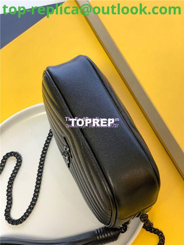 Replica YSL Saint Laurent Grain De Poudre Matelasse Monogram Mini Lou Camera Bag black with bhw 6 Replica YSL Saint Laurent Grain De Poudre Matelasse Monogram Mini Lou Camera Bag black with bhw 6
