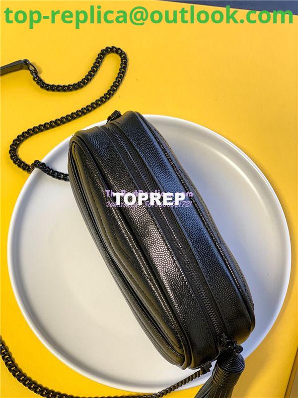 Replica YSL Saint Laurent Grain De Poudre Matelasse Monogram Mini Lou Camera Bag black with bhw 7 Replica YSL Saint Laurent Grain De Poudre Matelasse Monogram Mini Lou Camera Bag black with bhw 7