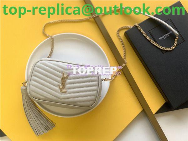 Replica YSL Saint Laurent White Grain De Poudre Matelasse Monogram Mini Lou Camera Bag Replica YSL Saint Laurent White Grain De Poudre Matelasse Monogram Mini Lou Camera Bag