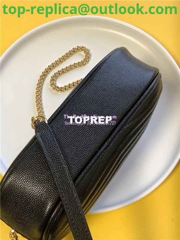 Replica YSL Saint Laurent Grain De Poudre Matelasse Monogram Mini Lou Camera Bag black 6 Replica YSL Saint Laurent Grain De Poudre Matelasse Monogram Mini Lou Camera Bag black 6