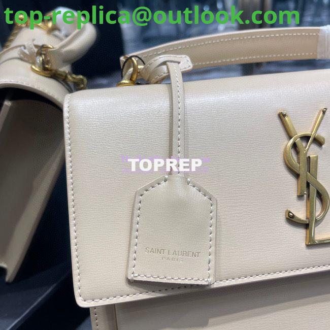 Replica YSL Saint Laurent Medium Sunset Satchel In Smooth Leather 634723 Light Beige 5 Replica YSL Saint Laurent Medium Sunset Satchel In Smooth Leather 634723 Light Beige 5