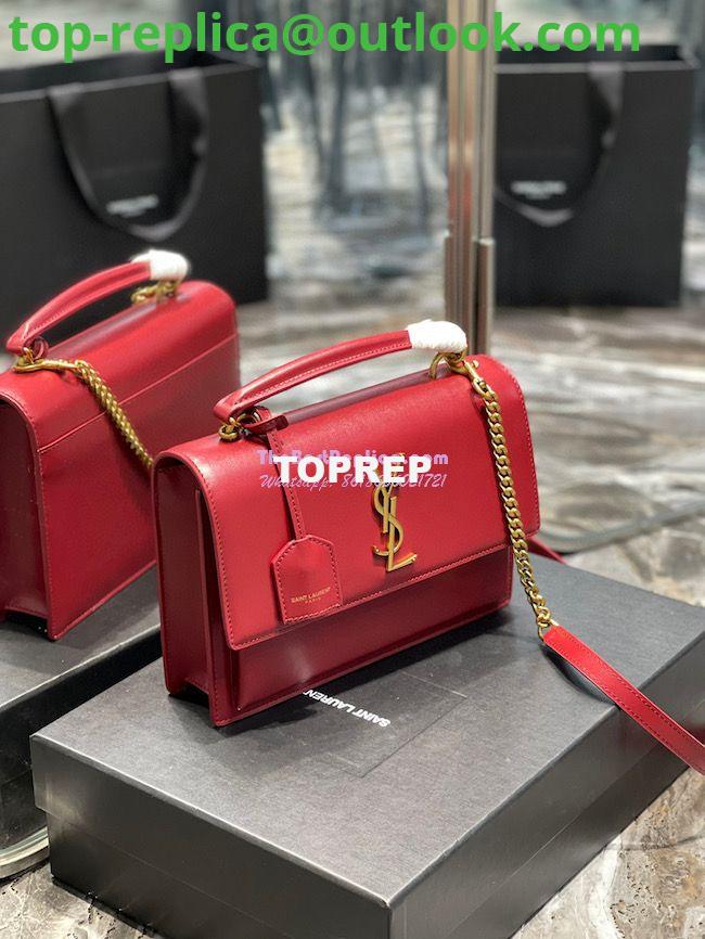 Replica YSL Saint Laurent Medium Sunset Satchel In Smooth Leather 634723 Dark Red 2 Replica YSL Saint Laurent Medium Sunset Satchel In Smooth Leather 634723 Dark Red 2