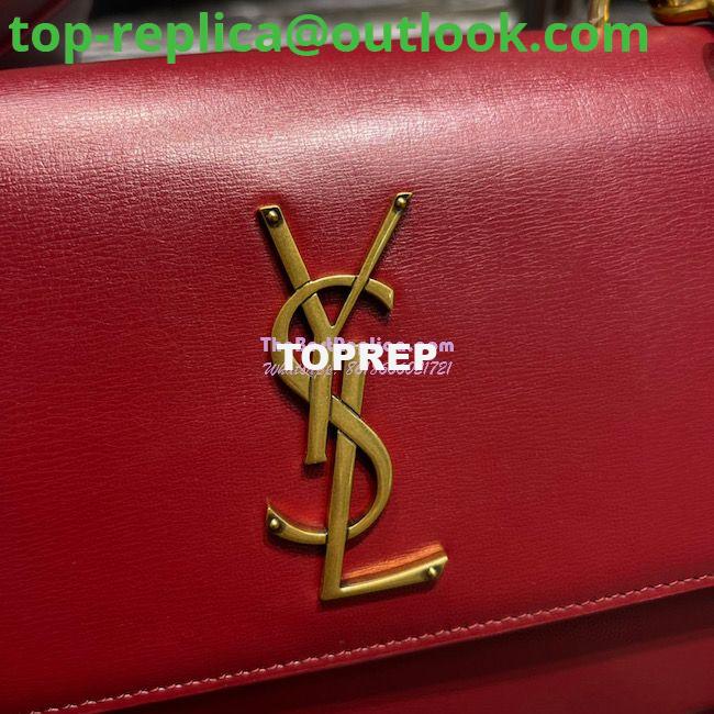 Replica YSL Saint Laurent Medium Sunset Satchel In Smooth Leather 634723 Dark Red 5 Replica YSL Saint Laurent Medium Sunset Satchel In Smooth Leather 634723 Dark Red 5