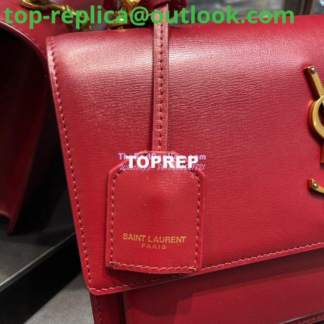Replica YSL Saint Laurent Medium Sunset Satchel In Smooth Leather 634723 Dark Red 6 Replica YSL Saint Laurent Medium Sunset Satchel In Smooth Leather 634723 Dark Red 6