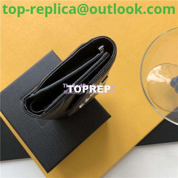 Replica YSL Saint Laurent Monogram compact tri fold in grain de poudre embossed leather 5 Replica YSL Saint Laurent Monogram compact tri fold in grain de poudre embossed leather 5