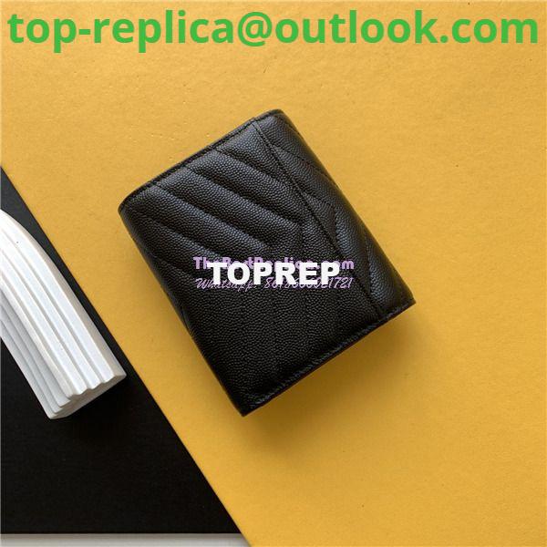 Replica YSL Saint Laurent Monogram compact tri fold in grain de poudre embossed leather 8 Replica YSL Saint Laurent Monogram compact tri fold in grain de poudre embossed leather 8