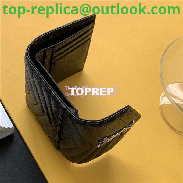 Replica YSL Saint Laurent Monogram compact tri fold in grain de poudre embossed leather 10 Replica YSL Saint Laurent Monogram compact tri fold in grain de poudre embossed leather 10