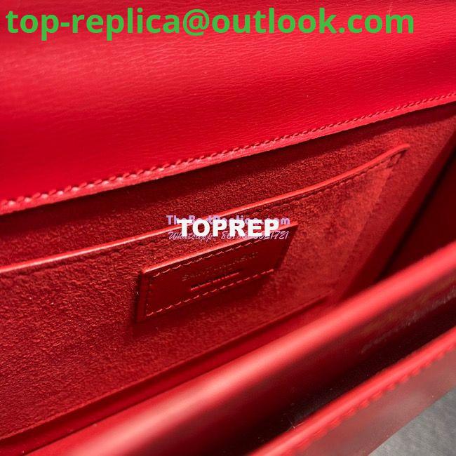 Replica YSL Saint Laurent Medium Sunset Satchel In Smooth Leather 634723 Red 11 Replica YSL Saint Laurent Medium Sunset Satchel In Smooth Leather 634723 Red 11