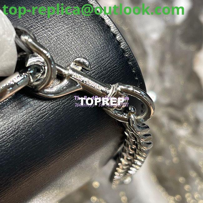 Replica YSL Saint Laurent Medium Sunset Satchel In Smooth Leather 634723 Black with Silver Hardware 8 Replica YSL Saint Laurent Medium Sunset Satchel In Smooth Leather 634723 Black with Silver Hardware 8