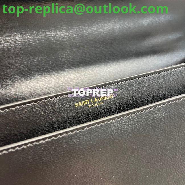 Replica YSL Saint Laurent Medium Sunset Satchel In Smooth Leather 634723 Black 11 Replica YSL Saint Laurent Medium Sunset Satchel In Smooth Leather 634723 Black 11