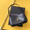 Replica YSL Saint Laurent Monogram compact zip around wallet in green grain de poudre embossed leather 10