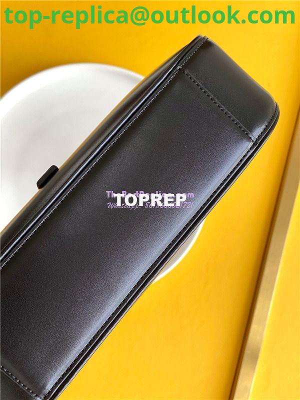 Replica YSL Saint Laurent Le 5 à 7 hobo bag in black calfskin smooth leather 7 Replica YSL Saint Laurent Le 5 à 7 hobo bag in black calfskin smooth leather 7