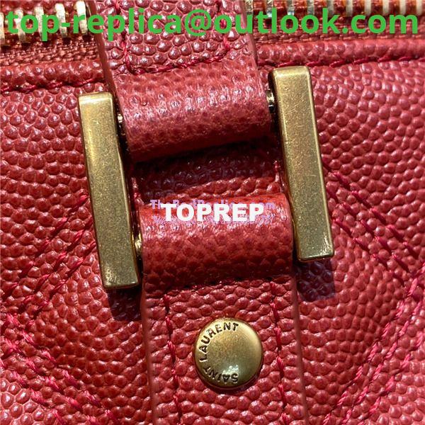 Replica YSL Saint Laurent 80's vanity bag in rouge eros carré-quilted grain de poudre embossed leather 5 Replica YSL Saint Laurent 80's vanity bag in rouge eros carré-quilted grain de poudre embossed leather 5