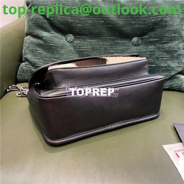 Replica YSL Saint Laurent Niki Pony Hair white and black Shoulder Bag 8 Replica YSL Saint Laurent Niki Pony Hair white and black Shoulder Bag 8