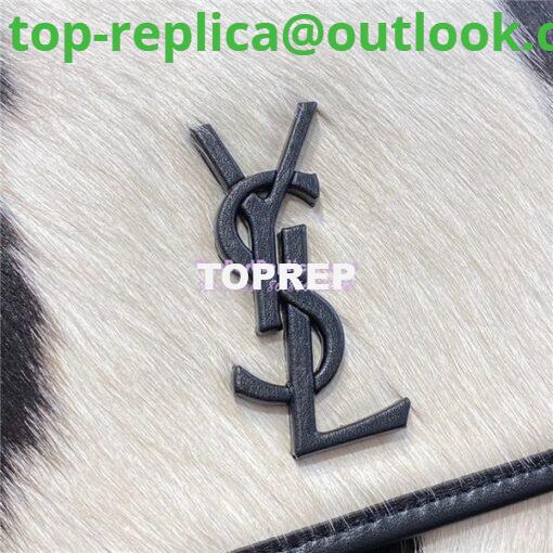 Replica YSL Saint Laurent Niki Pony Hair white and black Shoulder Bag 11