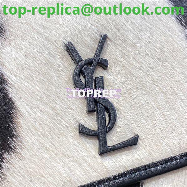 Replica YSL Saint Laurent Niki Pony Hair white and black Shoulder Bag 11 Replica YSL Saint Laurent Niki Pony Hair white and black Shoulder Bag 11