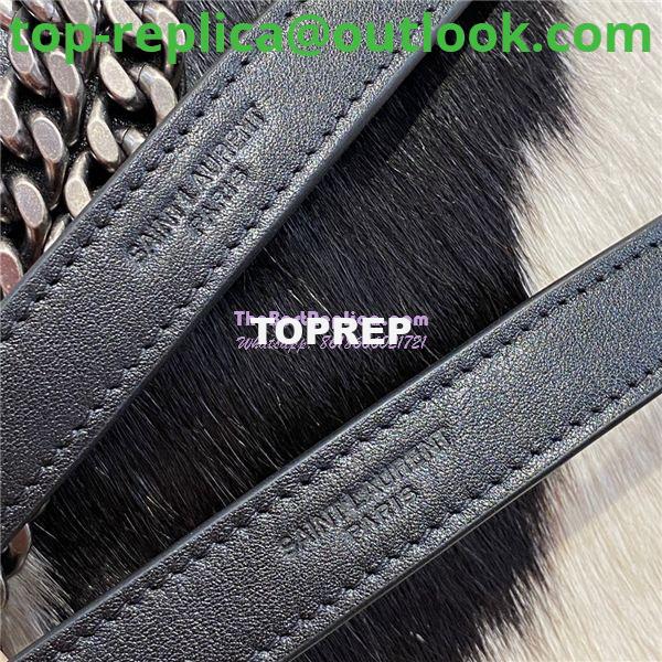 Replica YSL Saint Laurent Niki Pony Hair white and black Shoulder Bag 12 Replica YSL Saint Laurent Niki Pony Hair white and black Shoulder Bag 12