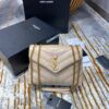 Replica YSL Saint Laurent Niki Pony Hair white and black Shoulder Bag 18