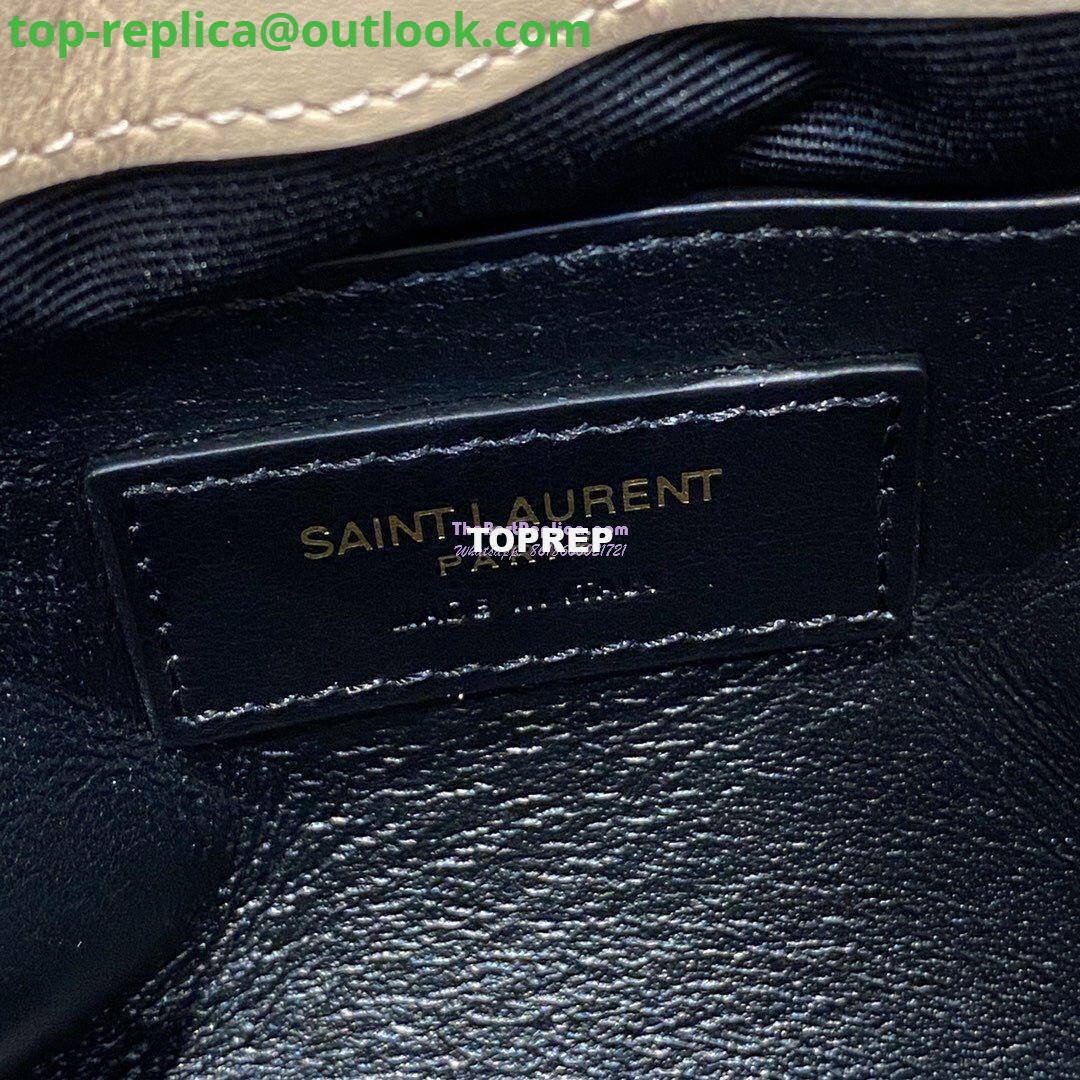 Replica Yves Saint Laurent YSL Loulou Small In Matelassé “Y” Leather in Beige 494699 Gold Hardware 7 Replica Yves Saint Laurent YSL Loulou Small In Matelassé “Y” Leather in Beige 494699 Gold Hardware 7