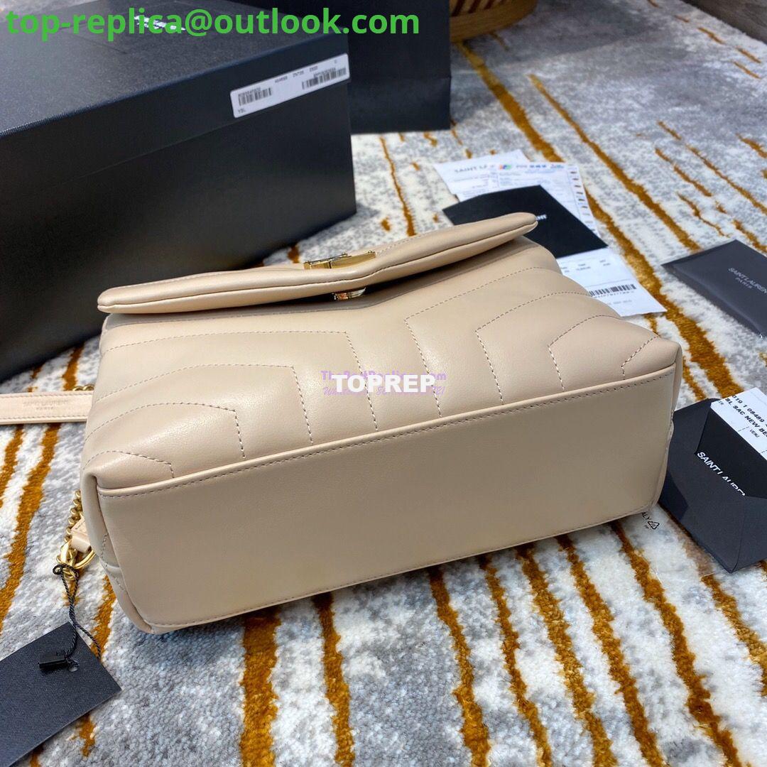 Replica Yves Saint Laurent YSL Loulou Small In Matelassé “Y” Leather in Beige 494699 Gold Hardware 10 Replica Yves Saint Laurent YSL Loulou Small In Matelassé “Y” Leather in Beige 494699 Gold Hardware 10