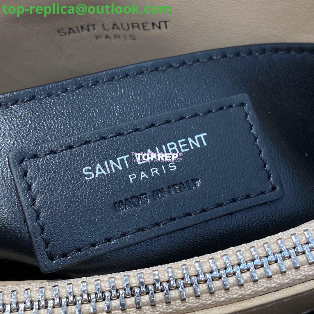 Replica Yves Saint Laurent YSL Loulou Small In Matelassé “Y” Leather in Beige 494699 Silver Hardware 7 Replica Yves Saint Laurent YSL Loulou Small In Matelassé “Y” Leather in Beige 494699 Silver Hardware 7