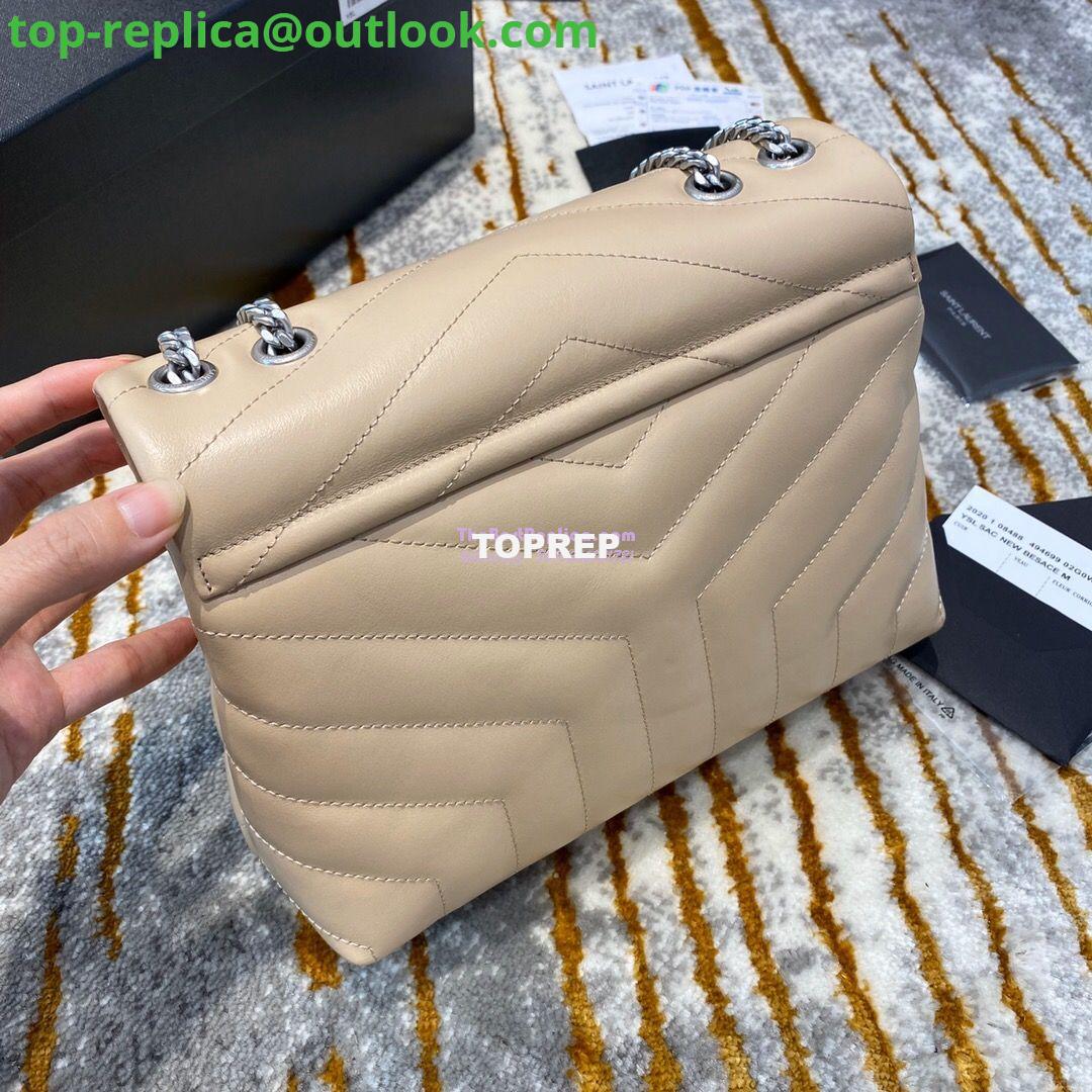 Replica Yves Saint Laurent YSL Loulou Small In Matelassé “Y” Leather in Beige 494699 Silver Hardware 11 Replica Yves Saint Laurent YSL Loulou Small In Matelassé “Y” Leather in Beige 494699 Silver Hardware 11