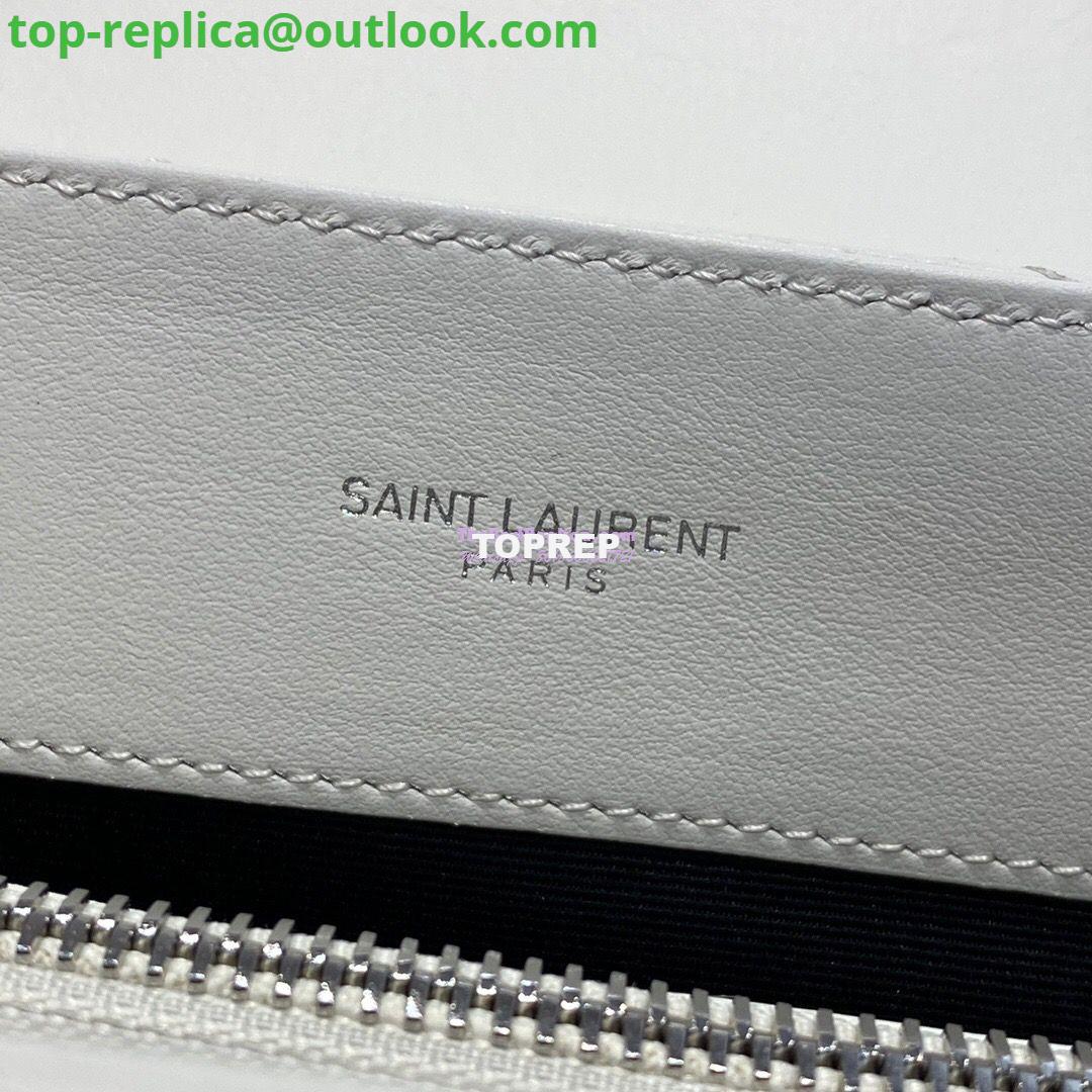 Replica Yves Saint Laurent YSL Loulou Small In Matelassé “Y” Leather in Blanc 494699 Silver Hardware 7 Replica Yves Saint Laurent YSL Loulou Small In Matelassé “Y” Leather in Blanc 494699 Silver Hardware 7