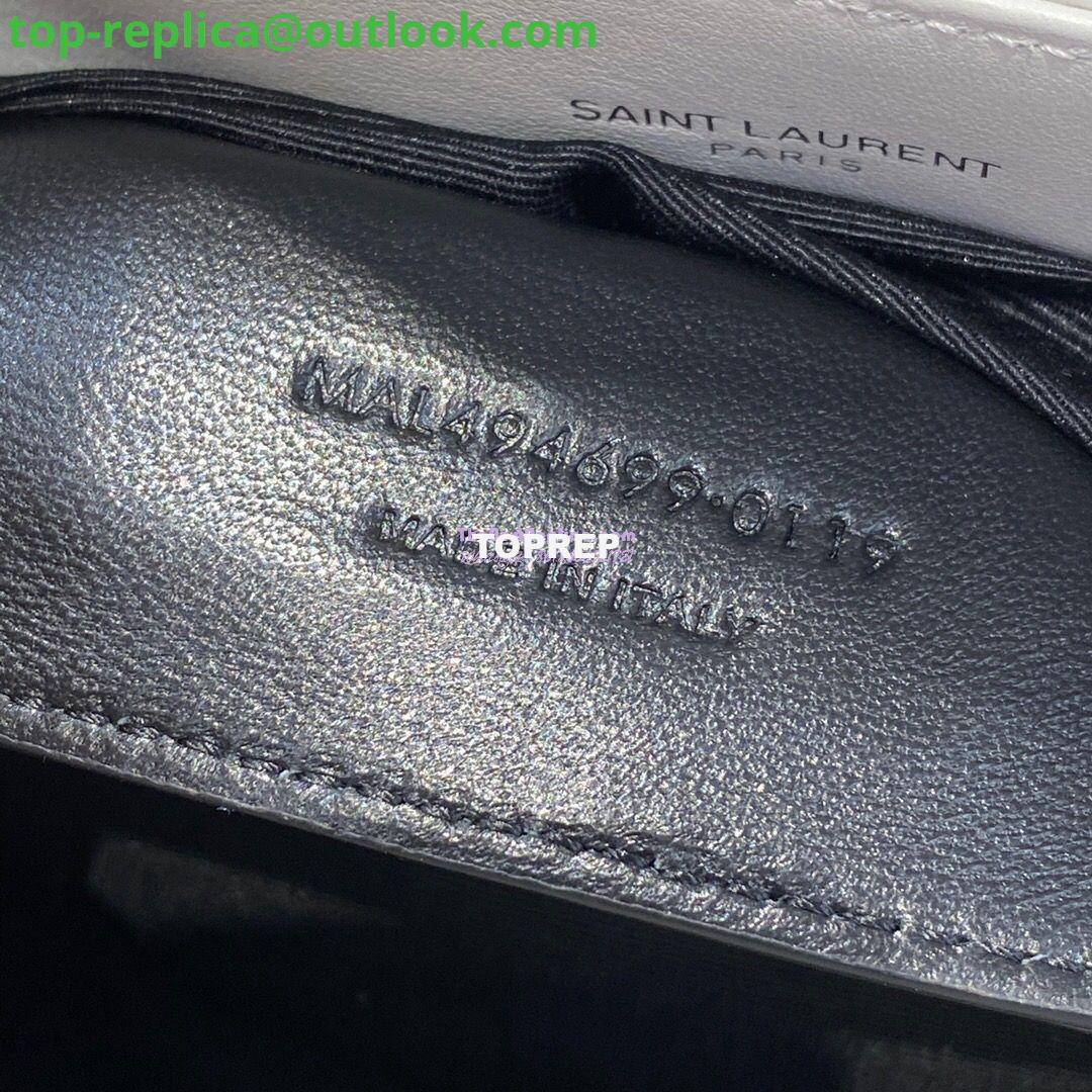 Replica Yves Saint Laurent YSL Loulou Small In Matelassé “Y” Leather in Blanc 494699 Silver Hardware 10 Replica Yves Saint Laurent YSL Loulou Small In Matelassé “Y” Leather in Blanc 494699 Silver Hardware 10