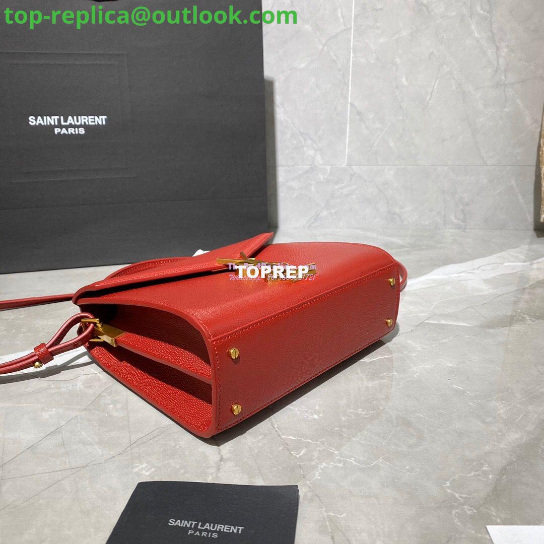Replica YSL Saint Laurent Cassandra Mini Top Handle Bag In Grain De Poudre Embossed Leather 602716 Red 7 Replica YSL Saint Laurent Cassandra Mini Top Handle Bag In Grain De Poudre Embossed Leather 602716 Red 7