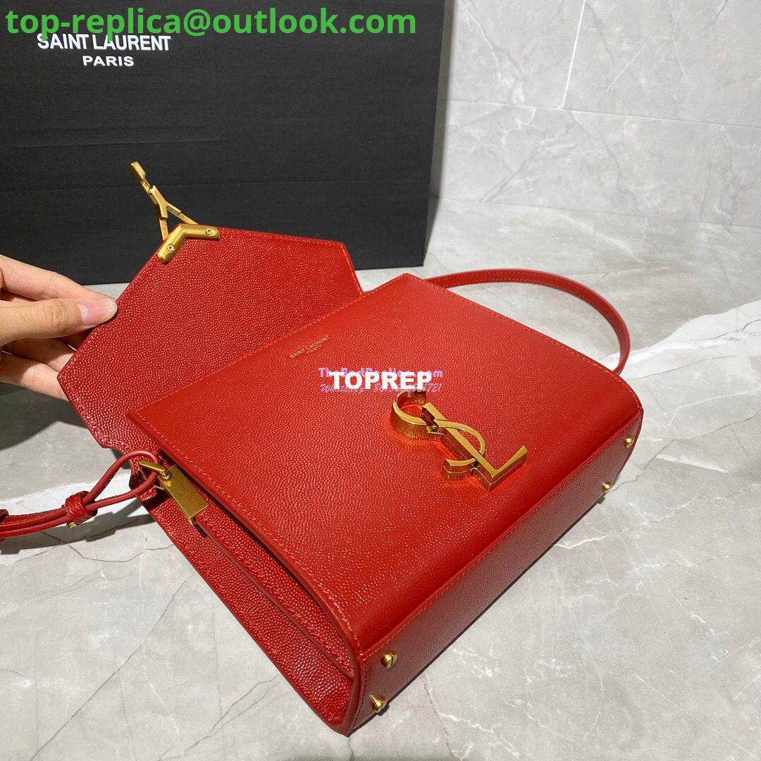 Replica YSL Saint Laurent Cassandra Mini Top Handle Bag In Grain De Poudre Embossed Leather 602716 Red 8 Replica YSL Saint Laurent Cassandra Mini Top Handle Bag In Grain De Poudre Embossed Leather 602716 Red 8