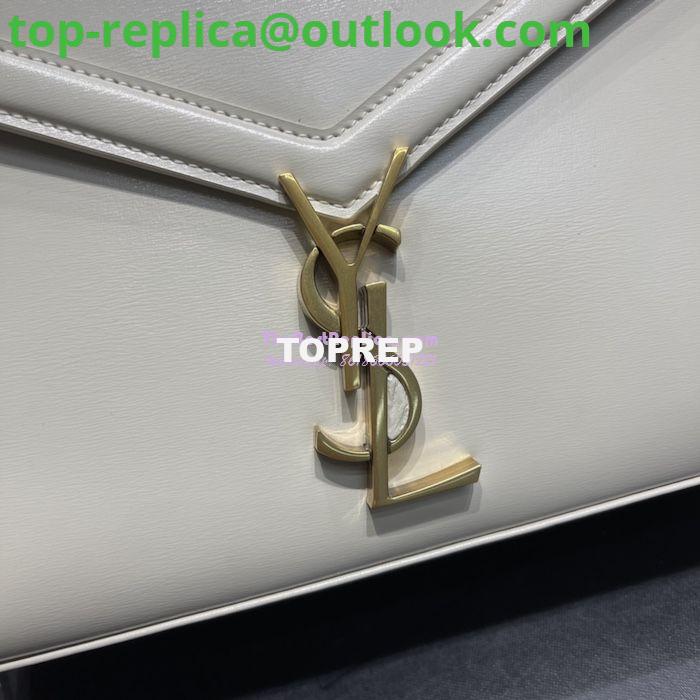 Replica YSL Saint Laurent Cassandra Medium Top Handle Bag In Smooth Leather 578000 White 6 Replica YSL Saint Laurent Cassandra Medium Top Handle Bag In Smooth Leather 578000 White 6