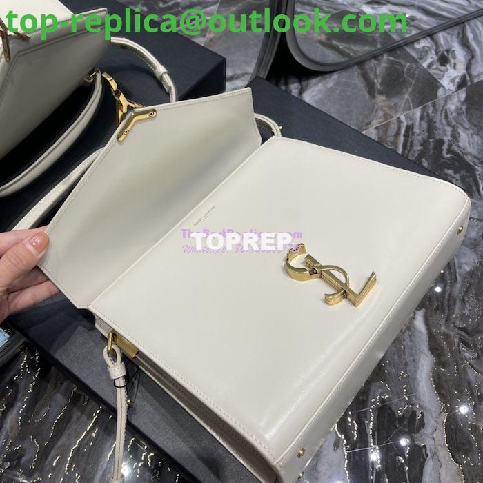 Replica YSL Saint Laurent Cassandra Medium Top Handle Bag In Smooth Leather 578000 White 7 Replica YSL Saint Laurent Cassandra Medium Top Handle Bag In Smooth Leather 578000 White 7