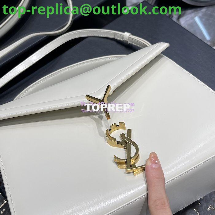 Replica YSL Saint Laurent Cassandra Medium Top Handle Bag In Smooth Leather 578000 White 8 Replica YSL Saint Laurent Cassandra Medium Top Handle Bag In Smooth Leather 578000 White 8