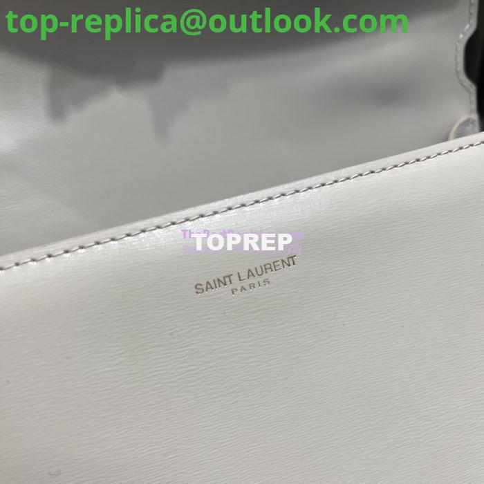 Replica YSL Saint Laurent Cassandra Medium Top Handle Bag In Smooth Leather 578000 White 9 Replica YSL Saint Laurent Cassandra Medium Top Handle Bag In Smooth Leather 578000 White 9