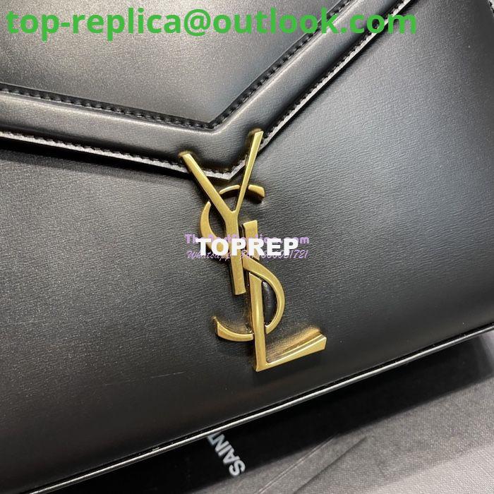 Replica YSL Saint Laurent Cassandra Medium Top Handle Bag In Smooth Leather 578000 Black 4 Replica YSL Saint Laurent Cassandra Medium Top Handle Bag In Smooth Leather 578000 Black 4