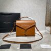 Replica YSL Saint Laurent Cassandra Medium Top Handle Bag In Smooth Leather And Suede 578000 Black 10 Replica YSL Saint Laurent Cassandra Medium Top Handle Bag In Smooth Leather And Suede 578000 Black 10