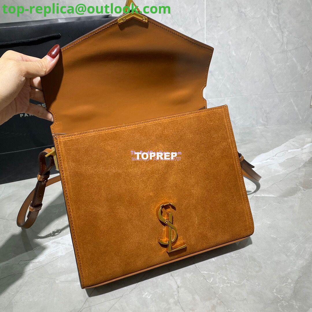 Replica YSL Saint Laurent Cassandra Medium Top Handle Bag In Smooth Leather And Suede 578000 Tan 6 Replica YSL Saint Laurent Cassandra Medium Top Handle Bag In Smooth Leather And Suede 578000 Tan 6